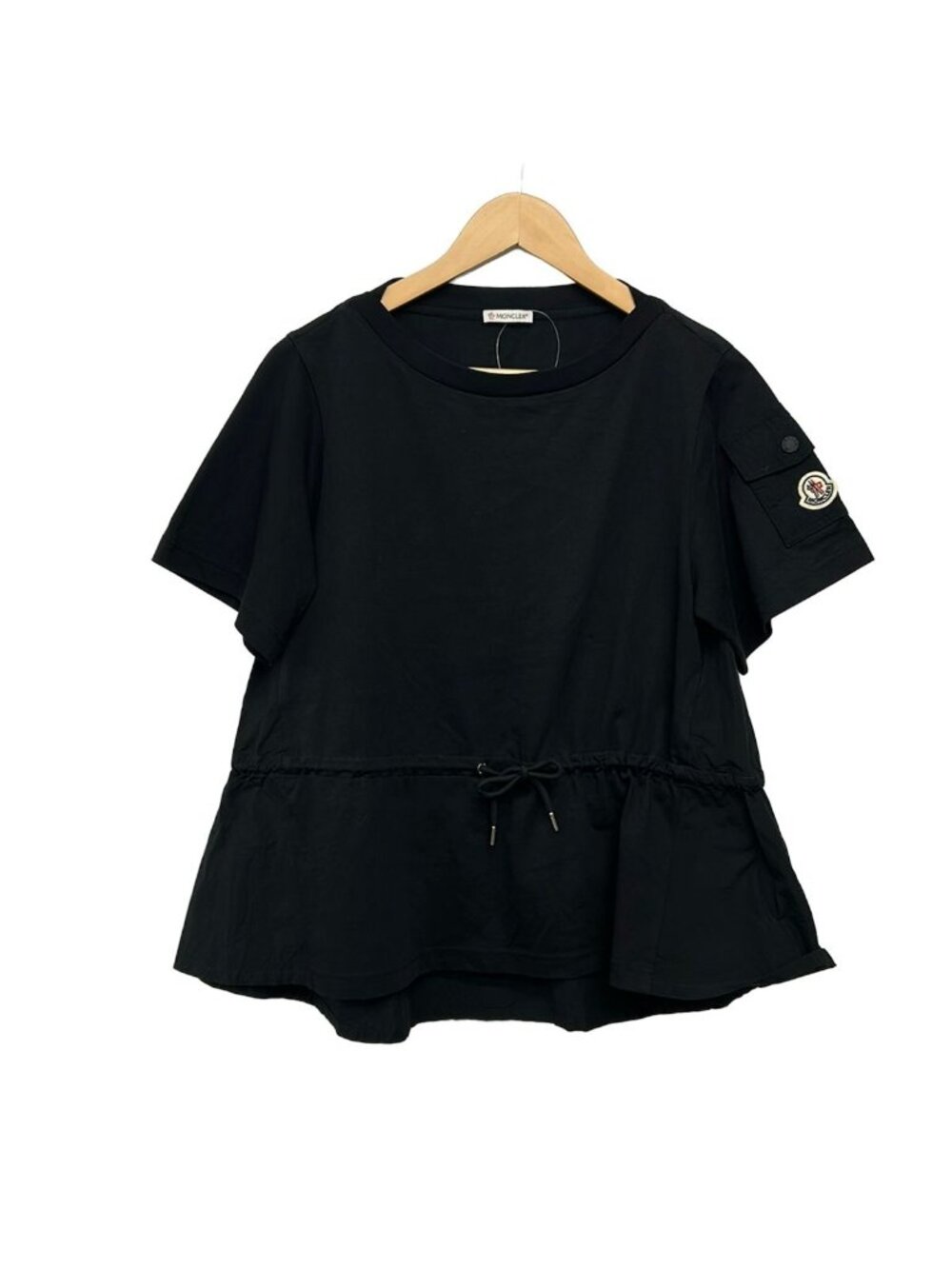 Moncler Short Sleeve Top XS Black